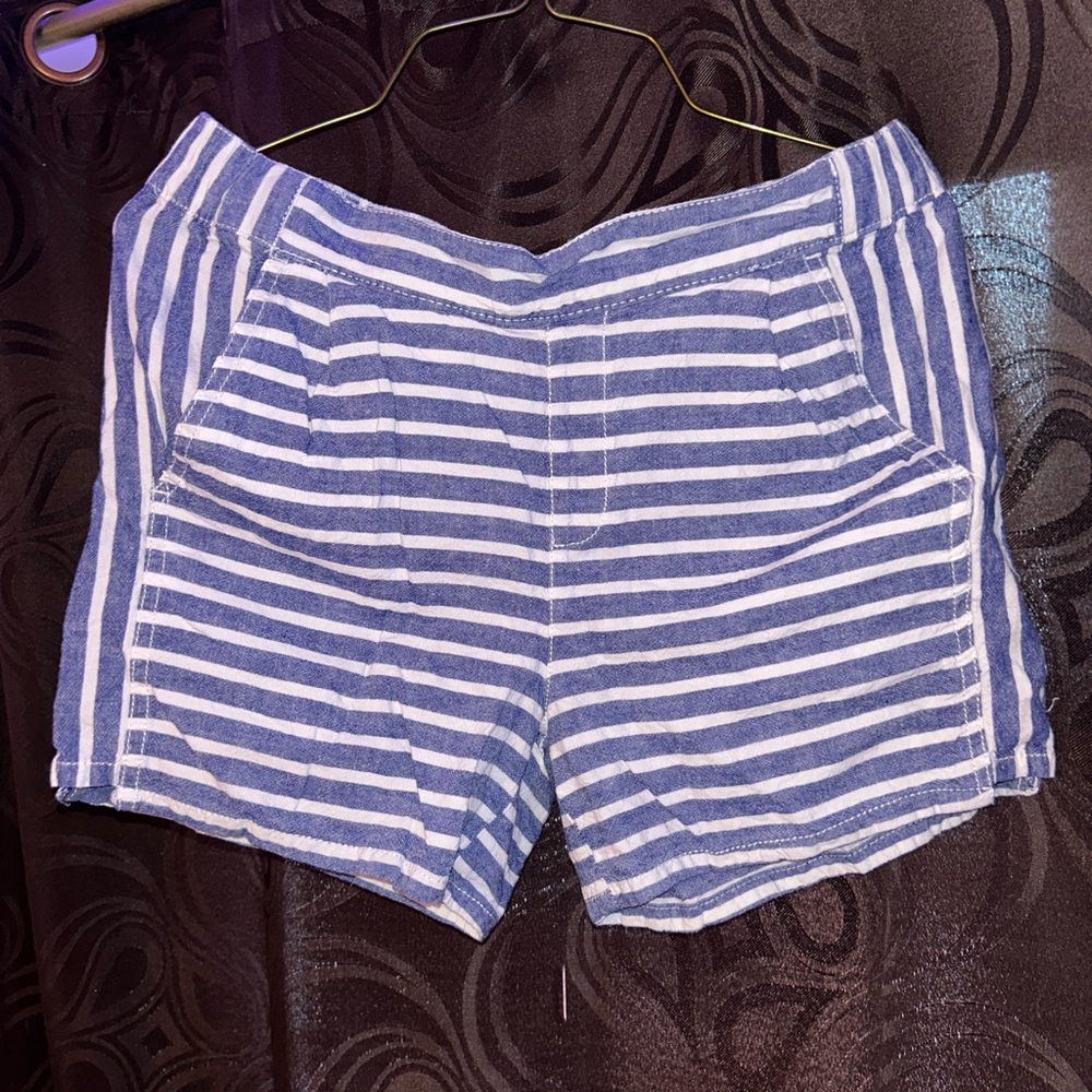 Blue and White Shorts